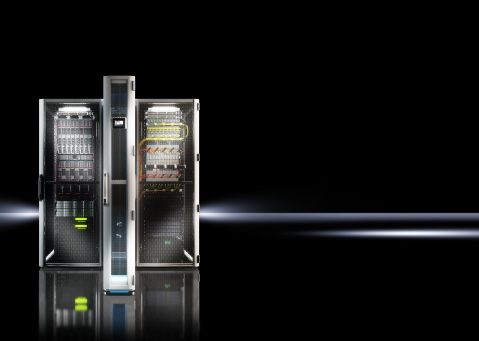 LCP Inline DX Возд-фреоновый теплообменник 12 кВт, 300x2000x1200мм 3311440 Rittal