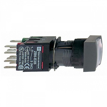 Кнопка Harmony 16 мм² 24В, IP65 белый XB6CW1B1B Schneider Electric