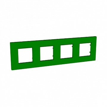 Рамка 4 поста UNICA ХАМЕЛЕОН, киви MGU4.708.28 Schneider Electric