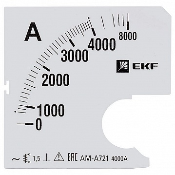 Шкала сменная для A721 4000/5А-1,5 s-a721-4000 EKF