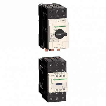 Силовой автомат для защиты электродвигателя TeSys GV3 65А 3P GV3P65 Schneider Electric
