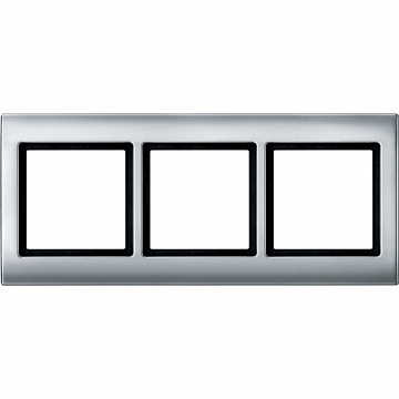 Рамка 3 поста MERTEN AQUADESIGN IP44, алюминий MTN400360 Schneider Electric