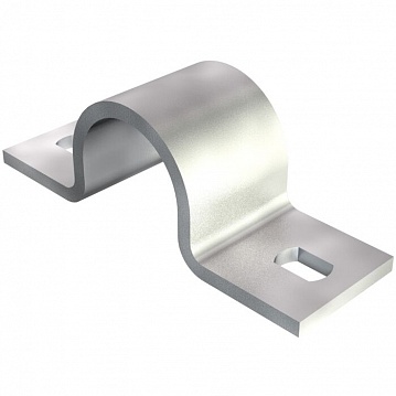 Крепежная скоба металл. двухлапковая 25mm823 25 FT (упак. 25шт) 1015494 OBO Bettermann