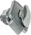 Комплект соединительный одинарный MS20 INOX CLW10-MS-20-INOX IEK