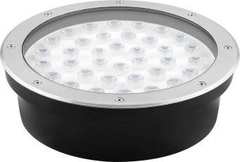 Светильник светодиодный тротуарный ДВУ-24w 2700К IP67 круг SP2708 FERON