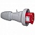 Вилка прямая - P17 Tempra Pro - IP 66/67 - 380/415 В~ - 16 A - 3К+З 555328 Legrand