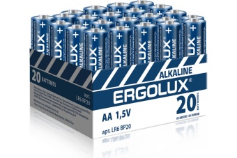 Элемент питания алкалиновый AA/LR6 1.5В Alkaline BP-20 ПРОМО
