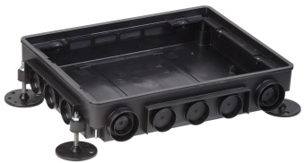 PRIMER Коробка напольная под лючок ONFLOOR 24 KNU-80-16-PA-9011 IEK