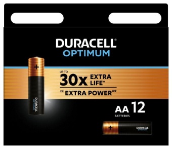 Элемент питания алкалиновый АА 1.5В LR6-12BL Optimum 5014073 (блист.12шт)