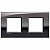 Рамка 2 поста LIVING LIGHT, олово LNE4802M2PT Bticino