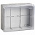 коробка КМ41277 распаячная для о/п 240х195х165 мм² IP44 (RAL7035, прозр. кр., кабельные вводы 5 шт) код. UKO10-240-195-165-K51-44 IEK