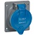 Встраиваемая розетка Hypra - IP 44 - 3К+З - 32 А - пластик 052719 Legrand
