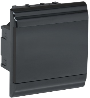 PRIME Корпус пластиковый ЩРВ-П-6 модулей встраиваемый черный IP41 MKP13-V-01-06-41-K02 IEK