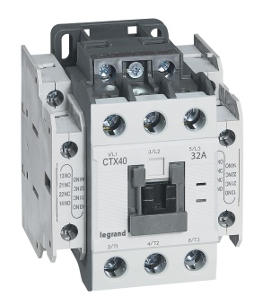 Контактор CTX³ 40 3P 32A (AC-3) 2но2нз ~110В 416124 Legrand
