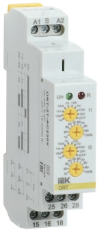 Реле времени ORT 2 контакта 230В AC с независимыми уставками ORT-2T-AC230V IEK