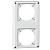 Лицевая панель - P17 Tempra Pro - 220x125 - 2 розетки 16 A 057713 Legrand
