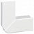 Угол плоский переменный - для мини-плинтусов DLPlus 40x20 - белый L030283 Legrand