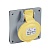 Встраиваемая наклонная розетка - P17 Tempra Pro - IP 44 - 100/130 В~ - 16 A - 2К+З 555181 Legrand