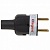 Вилка прямая ЭЛИУМ, 16А IP20, черный, 050181 050181 Legrand