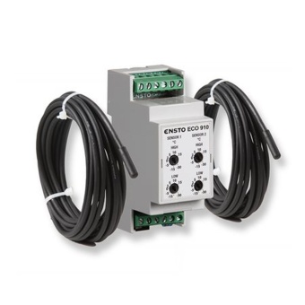 Термостат для систем антиобледенения, 3600W, 16А на Din ECO910 ENSTO
