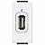 Розетка 1xUSB LIVING LIGHT, белый N4285 Bticino