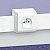 Рамка Mosaic - для мини-плинтусов DLPlus 60х16/20 - на 2 модуля - белый 030377 Legrand