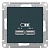 Розетка 2xUSB ATLASDESIGN, изумруд ATN000833 Schneider Electric