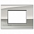 Рамка 3 модуля LIVING LIGHT, горизонтальная, палладий LNC4803PL Bticino