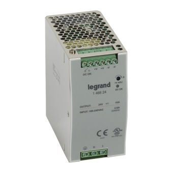 1-фазный Импульсный источник питания 24В 240Вт 10A 146624 Legrand