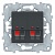 Аудио-розетка UNICA NEW, антрацит NU548954 Schneider Electric