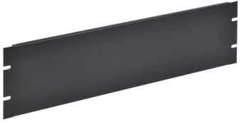ITK by ZPAS Фальш-панель 19" 3U крепление на винтах черная ZP-FP05-03U-H-G1 IEK