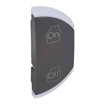 MyHome SCS.Лицевая панель 1М "GEN-ON-OFF" правая.Графит 064856 Legrand