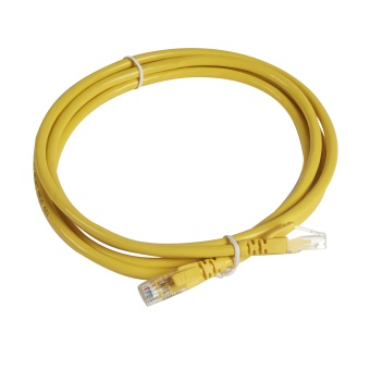 Шнур коммутационный RJ 45 - категория 6a - U/UTP - PVC - неэкранированный - 2 м - желтый 051883 Legrand