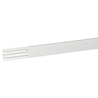 Мини-плинтус DLPlus - 40x12,5 мм - 2 отделения - длина 2,1 м - белый 030020 Legrand