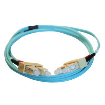Шнур оптоволоконный OM3 - многомодовый - SC/SC - 1 м - цвет морской волны 032609 Legrand