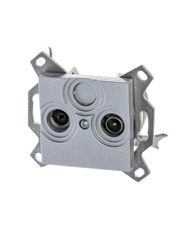 Розетка телевизионная оконечная TV/R Levit серебр. 2CHH083503A6070 ABB