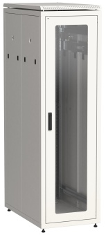 ITK Шкаф сетевой напольный 19" LINEA N 33U 600х1000мм стеклянная передняя дверь, задняя перфорированная серый LN35-33U61-GP IEK