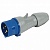 Вилка прямая - P17 Tempra Pro - IP 44 - 200/250 В~ - 16 A - 3К+З 555125 Legrand