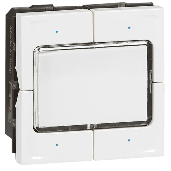 KNX Mosaic. Пульт 4-клавишный 4-канальный 078491 Legrand