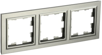 BRITE Рамка 3-местная РУ-3-БрШ шампань BR-M32-K37 IEK
