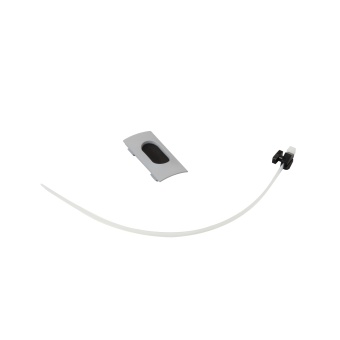 Вывод кабеля пластиковый для колонны Ovaline, цвет серый 653057 Legrand
