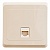 Розетка компьютерная 1xRJ45 Cat.5 ЭТЮД, кремовый KOMC-001K Schneider Electric