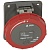 Встраиваемая розетка Hypra - IP 66/67-55 - 3К+Н+3 - 16 А - пластик 051131 Legrand