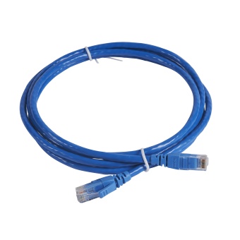 Шнур коммутационный RJ 45 - категория 6 - U/UTP - PVC - неэкранированный - 2 м - голубой 051773 Legrand