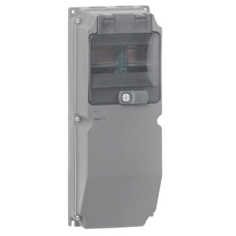 Сборный щиток Hypra - без отверстий для 2 разъёмов 16-32 А - с рейкой DIN - 370x140x120 мм 059843 Legrand