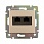 Розетка компьютерная 2xRJ45 Cat.5 VALENA CLASSIC, слоновая кость 774131 Legrand