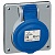 Встраиваемая наклонная розетка - P17 Tempra Pro - IP 44 - 200/250 В~ - 32 A - 3К+З 555285 Legrand