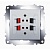 Аудио-розетка COSMO, алюминий 619-011000-241 ABB