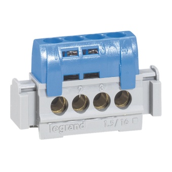 Клемма синяя 4х1.5-16мм.кв. 4840 Legrand