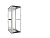 TS IT Шкаф 800х2000х1000 с обзорной и стальной дверью без 19` IP55 5509790 Rittal